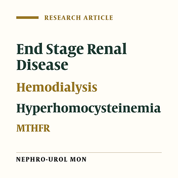 Homocysteine Clearance in Hemodialysis