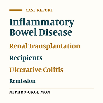 Ulcerative Colitis Remission after Renal Transplantation: Two Case Reports