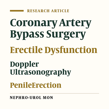 Erectile Dysfunction as a Risk Factor Predicting Coronary Artery Disease