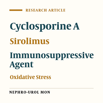Antioxidative Status in the Early Post-Transplant Period: Cyclosporine A-based vs Sirolimus-based Regimens