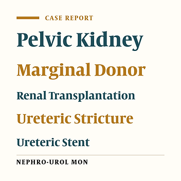 Transplantation of a Pelvic Kidney with Multiple (Damaged) Vessels and a Short Ureter from a Controlled Non Heart Beating Donor