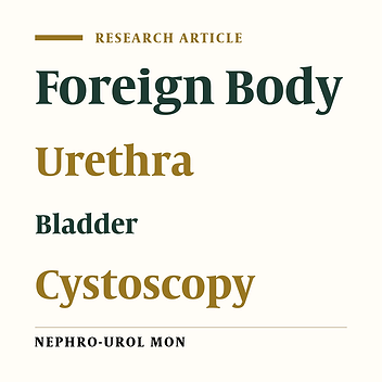 Endoscopic Management of Foreign Body in Urethra and Urinary Bladder