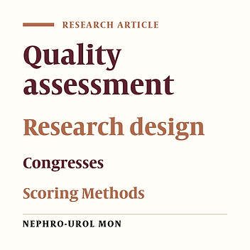Quality Assessment of Abstracts of the Xth Congress of the Middle East Society for Organ Transplantation: Does It Need Improvement?