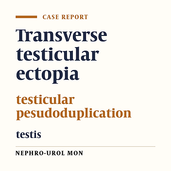 Transverse Testicular Ectopia (TTE): Case Report and Brief Review