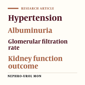 Albuminuria Predicts Kidney Function Outcome in Egyptian Essential Hypertensive Patients