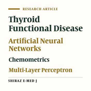 Comparison of the Particle Swarm Optimization with the Genetic Algorithms as a Training for Multilayer Perceptron Technique to Diagnose Thyroid Functional Disease