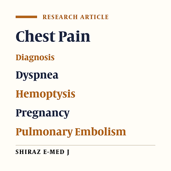Evaluation of Pregnant Patients with Suspected Pulmonary Embolism: A Descriptive Cross-Sectional Study
