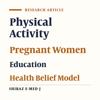 The Effect of Health Belief-Based Education on Physical Activates of Nulliparous Women: A Randomized Control Trial
