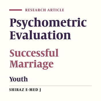 Development and Psychometrics of the Successful Marriage Factors Questionnaire in Youth