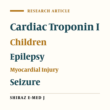 Evaluation of Cardiac Troponin Level Following Generalized Tonic-Clonic Seizure in Children; Cross-sectional Study