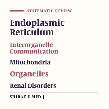 Identification of Interorganelle Crosstalk Effect on Various Diseases, Including Kidney Disease: A Systematic Review and Meta-analysis