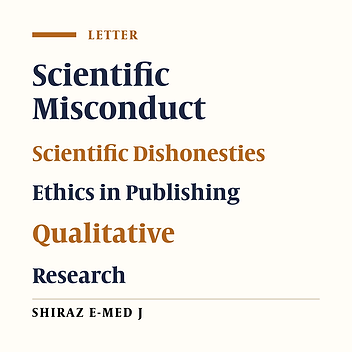 Academic Dishonesty in Publication of Qualitative Studies