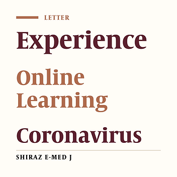 Virtual Learning: A New Experience in the Shadow of Coronavirus Disease