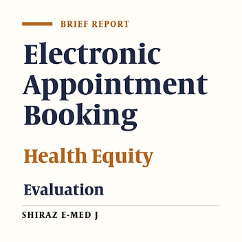 E-booking Websites in Iranian Public Clinics: A Step Toward Health Equity