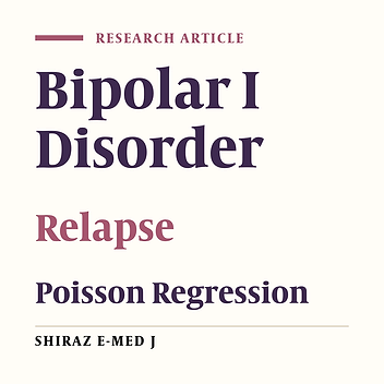 Factors Influencing the Number of Relapse in Patients with Bipolar I Disorder