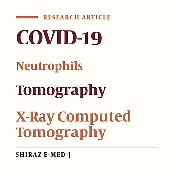The Predictive Value of Initial CT Scan in Patients with COVID-19