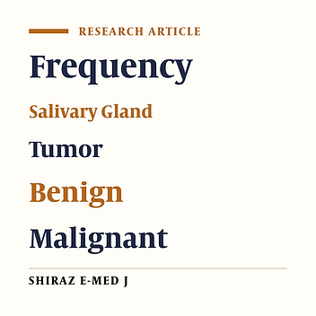 Epidemiologic Characteristics of Salivary Gland Tumors in an Iranian Population