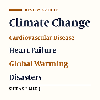 The Impact of Climate Change on Heart Failure: A Narrative Review Study