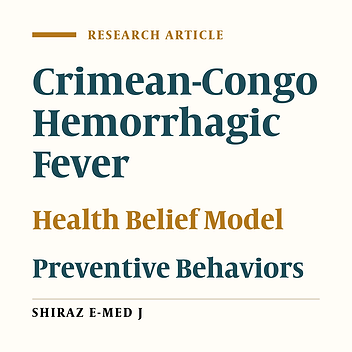 Predictors of Observance of Preventive Behaviors Toward Crimean-Congo Hemorrhagic Fever by Butchers in Qom City in Central Iran