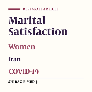Associated Factors of Marital Satisfaction in Iranian Women During the COVID-19 Pandemic: A Population-Based Study