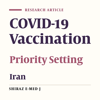 Public Views on Priority Groups for COVID-19 Vaccination: A Survey from Iran