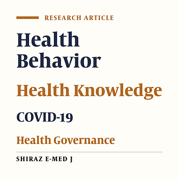 Community Knowledge and Behavior About COVID-19 and Their Attitude Toward Public Policies Implemented Against This Pandemic in the Northwest of Iran