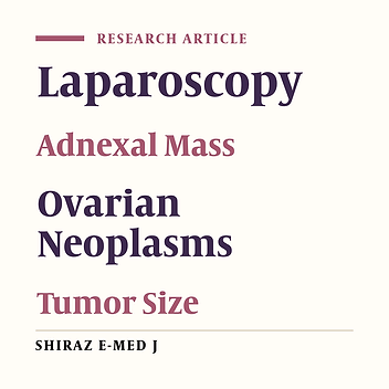 Laparoscopic Management of Large Adnexal Masses