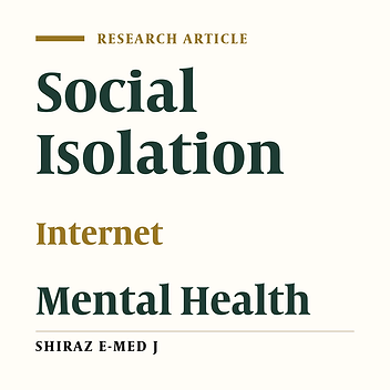 Internet and Social Isolation: A Comparative Study of the Effect of Internet Use on Social Isolation Between Young and Middle-aged Individuals