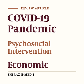 Non-medical Interventions to Reduce the Burden of Psychosocial and Economic Impacts of COVID-19 Pandemic: A Scope Review