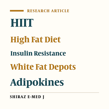 The Effect of High-Intensity Interval Training on the Adiponectin and TNF-α Levels of Serum and Adipose Tissues in Rats Fed with a High-Fat Diet Plus Sucrose Solution
