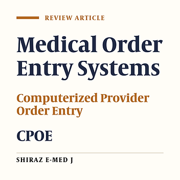 Evaluation Criteria for the Effects of Decision Support Integrated into Computerized Provider Order Entry System: A Scoping Review