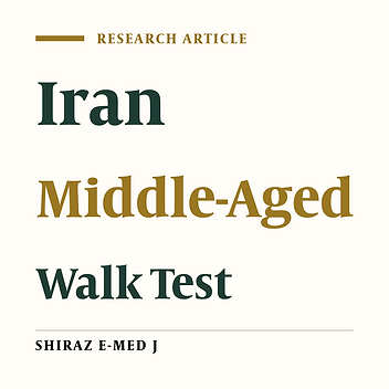 Six-Minute Walk Distance in a Healthy Middle-Aged Iranian Population