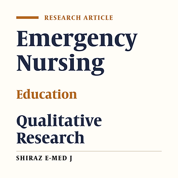 Investigating Emergency Department Nurses’ Educational Needs and Exploring Strategies to Meet Challenges Against Management of These Needs: A Qualitative Study