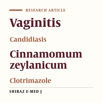 The Effect of Oral Cinnamon Capsule on the Treatment and Recurrence of Candidal Vaginitis: A Double-blind Randomized Clinical Trial