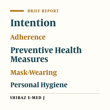 The Intention of Changing Adherence to COVID-19 Preventive Health Measures After Implementation of COVID-19 Vaccination Program: An Online-Based Study in Mazandaran Province, Iran
