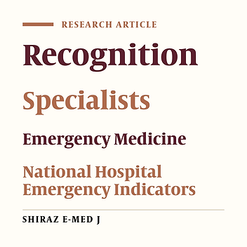 Emergency Medicine Specialists’ Knowledge of Hospital Emergency Department Indicators and Their Role in Patient Treatment: A Qualitative Study