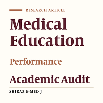 Evaluating Educational Performance of Postgraduate Students Based on the Tennessee Academic Audit Model
