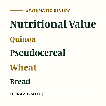 Nutritional Effects of Adding Quinoa to Bread: A Systematic Review