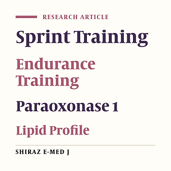 The Effect of Exercise Training Type on Paraoxonase-1 and Lipid Profile in Rats