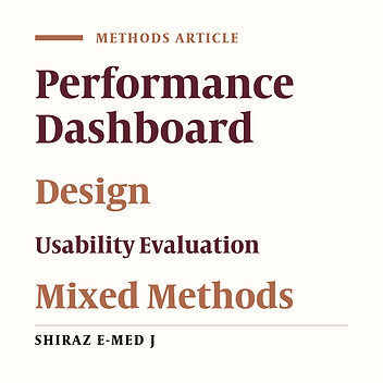Design and Evaluation of a Performance Dashboard for the Faculty of Allied Medical Sciences, AJA University of Medical Sciences: A Protocol for a Mixed Methods Study