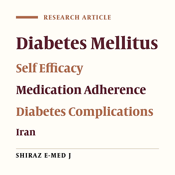 Association of Diabetes Management Self-efficacy with Adherence to Medication, Glycemic Control, and Disease Outcomes Among Type 2 Diabetes Patients