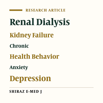 Comparison of Health-promoting Behaviors, Anxiety, and Depression Between Hemodialysis Patients and Healthy Controls During the COVID-19 Pandemic