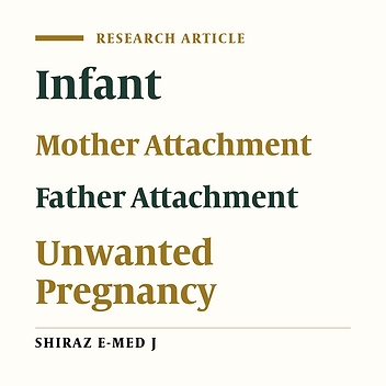 The Relationship Between Unwanted Pregnancy with Mother and Father Attachment to Infant