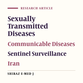 Estimation of Prevalence of Sexually Transmitted Infection Syndromes and Evaluation of the Surveillance Systems for Sexually Transmitted Infection in Marvdasht