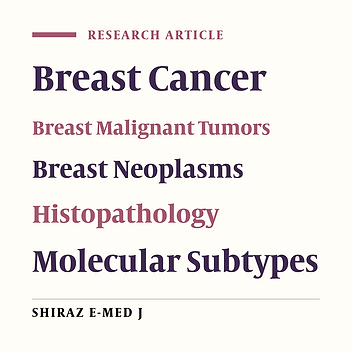 Histopathological and Molecular Characteristics of Malignant Breast Tumors in the Kurdish Population During 2019 - 2021