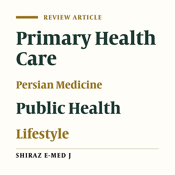 Contributions of Traditional Persian Medicine Lifestyle Principles in Primary Health Care: An Evidence-Based Review