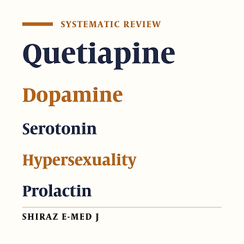 Quetiapine and Hyper Sexuality