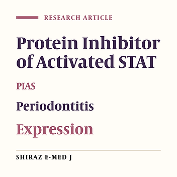 Decreased Levels of PIAS Genes in Periodontitis: A Pilot Study for Finding Possible Contribution of Immune-Related Pathways in Periodontitis