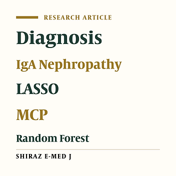Penalized Regression Versus Random Forest Model in Analyzing High Dimensional Proteomic Data: Diagnosis of IgA Nephropathy
