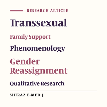 Phenomenology of Family Support in Gender Dysphoria